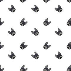 Fototapeta na wymiar French bulldog pattern