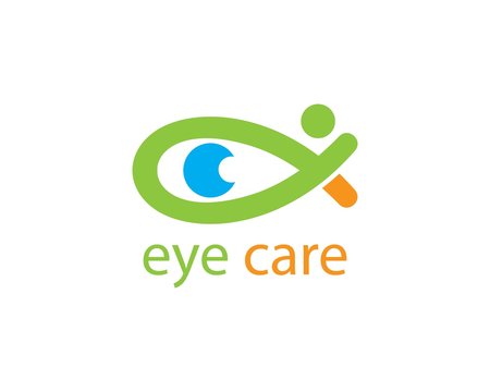  Eye Care vector logo design