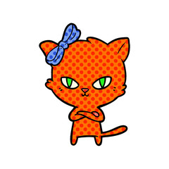 cute cartoon cat