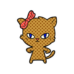 cute cartoon cat