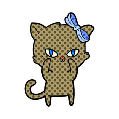 cute cartoon cat