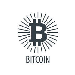 icon vector bitcoin