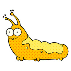 funny cartoon caterpillar