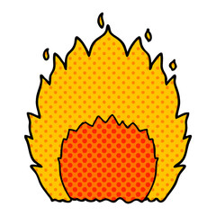 cartoon fire