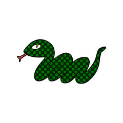 cartoon slithering snake
