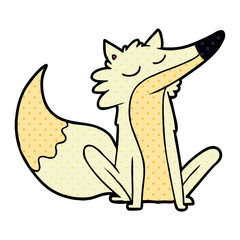 cartoon wolf