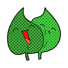funny cartoon leaves