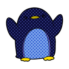 cartoon penguin