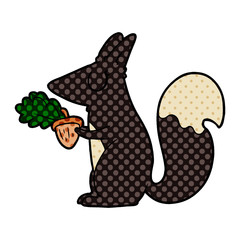 cartoon squirrel