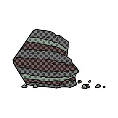 cartoon large rock
