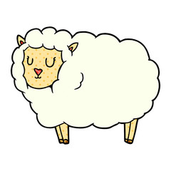 cartoon sheep