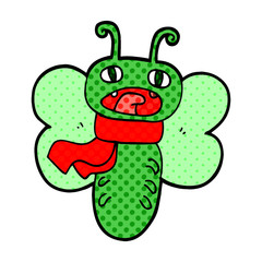 funny cartoon butterfly