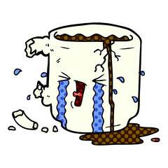 cartoon broken mug