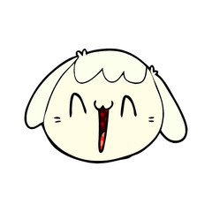cartoon dog face