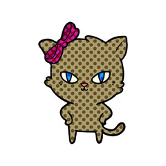 cute cartoon cat