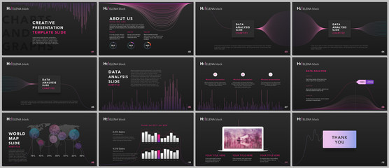 Clean and minimal presentation templates. Business infographic. Brochure cover vector design. Presentation slides for flyer, leaflet, brochure, corporate, marketing, advertising, annual report, banner