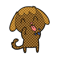 rude dog cartoon