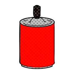 cartoon aerosol spray can
