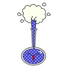 cartoon science experiment