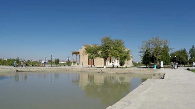 Bukhara, Uzbekistan - 20 september 2015:Complex Baha ad-Din the cult ensemble which is in a residential suburb of Bukhara, Uzbekistan, Uzbekistan