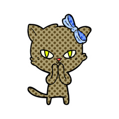 cute cartoon cat