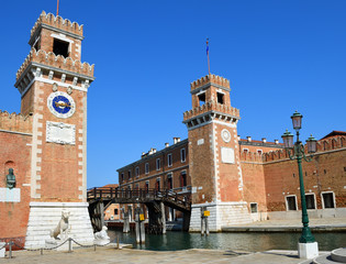 Entrance to the Arsenale, guarded by 16th Century towers