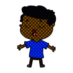 cartoon man talking