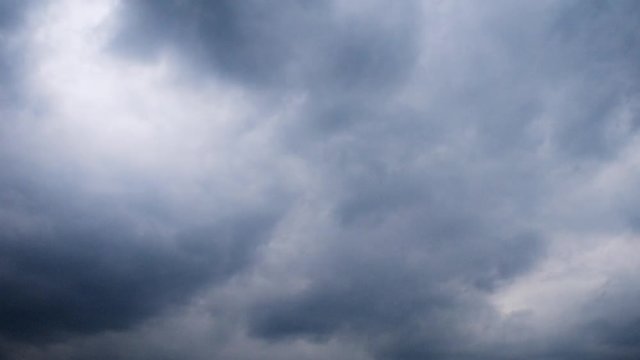 stormy rain clouds TIMELAPSE
