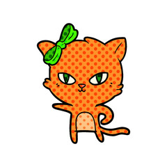 cute cartoon cat