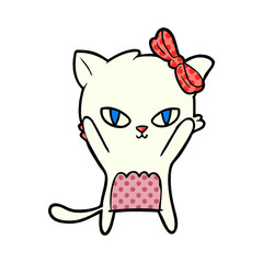 cute cartoon cat