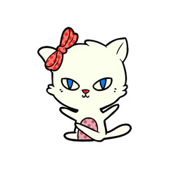 cute cartoon cat
