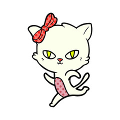 cute cartoon cat
