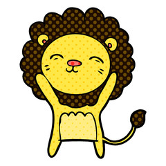 cartoon lion