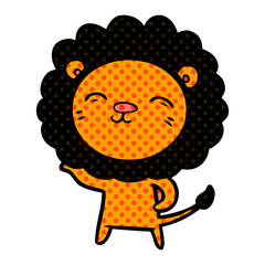 cartoon lion
