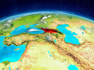 Fototapeta premium Georgia on Earth