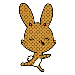 curious bunny cartoon