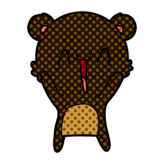 happy bear cartoon