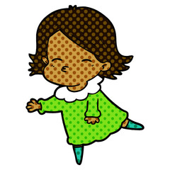 cartoon woman