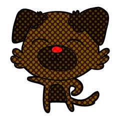cartoon dog pointing
