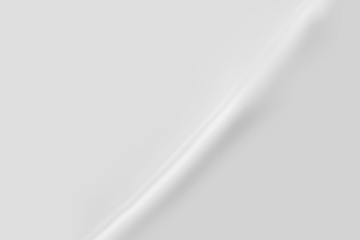 Soft wave of white liquid abstract background with copy space