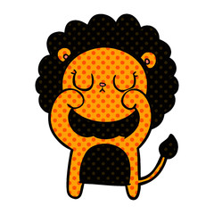 cartoon lion