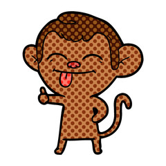 funny cartoon monkey