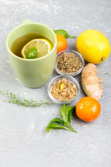 Natural medicine. Treatment for colds..