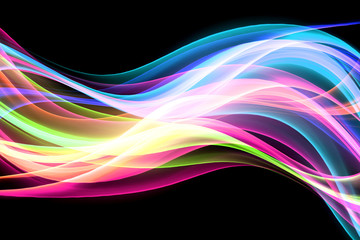 Website glow concept. Awesome smooth colorful light wave background.