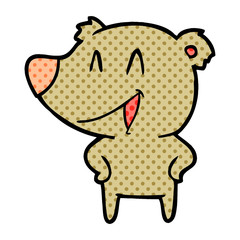 laughing bear cartoon
