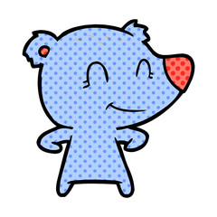 friendly bear cartoon