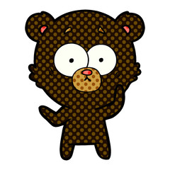 surprised bear cartoon