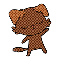 cute cartoon dog