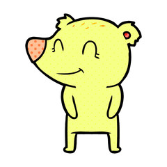 Obraz premium friendly bear cartoon