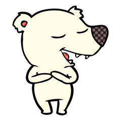cartoon polar bear